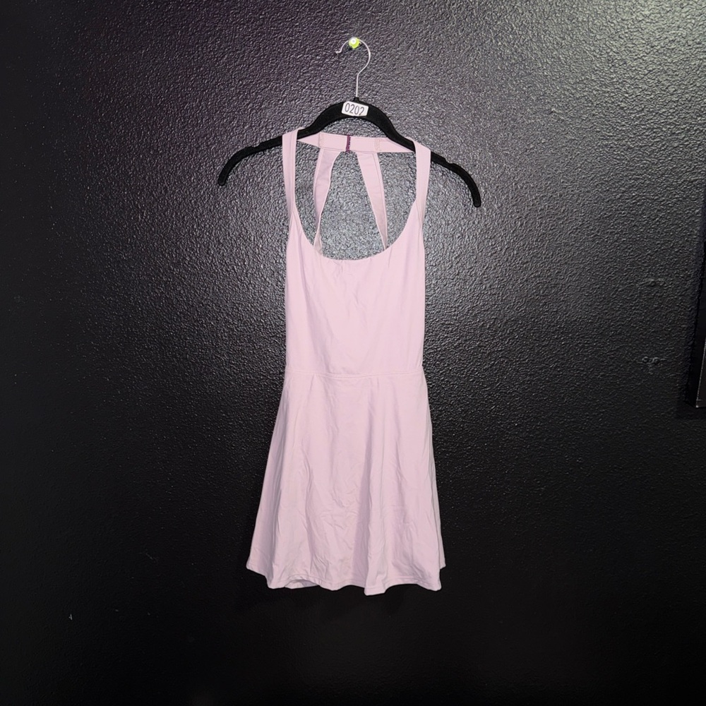 Elegant Pink Sleeveless Dress